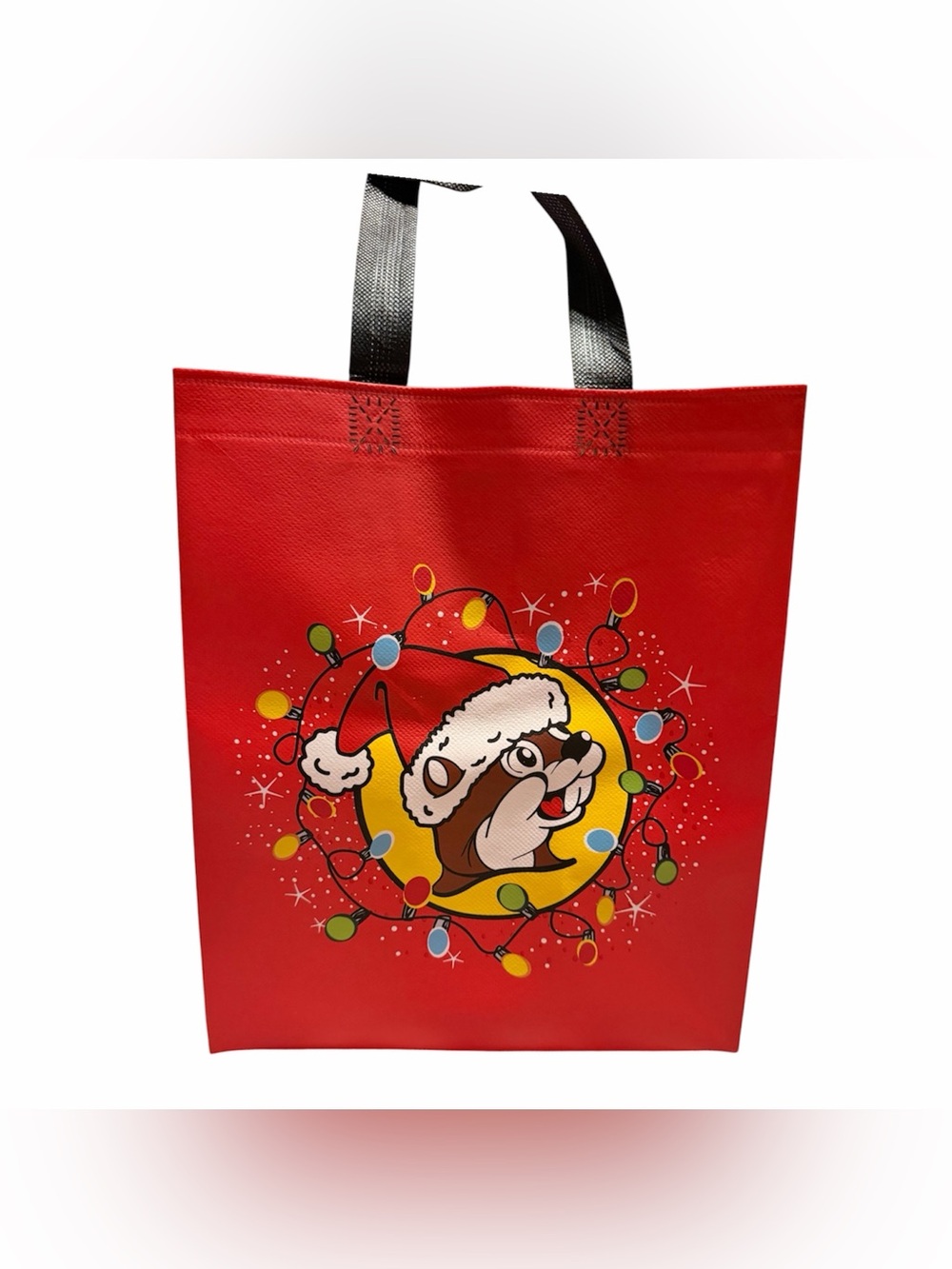 Buc-ee’s 2026 Limited Edition Christmas Tote Bag. “Believe” reusable gift bag